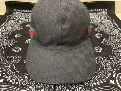 GUCCI Original GG Canvas Baseball Cap "Black"