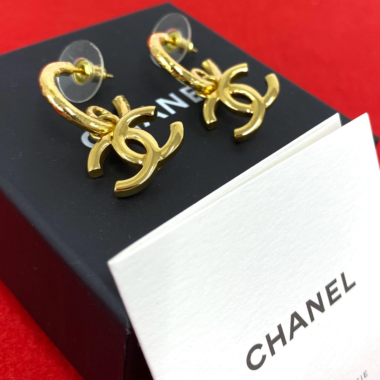 B (目立った傷や汚れなし)】CHANEL シャネル ココマーク GP ピアス