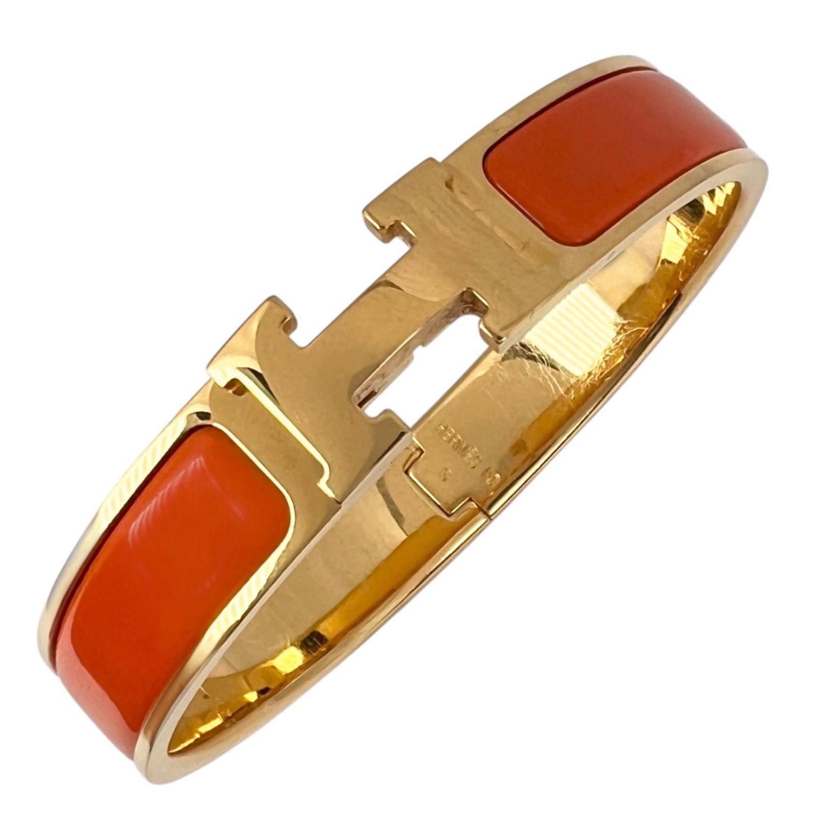 HERMES エルメス クリックH バングル イエローゴールド ゴールド レディース【中古】