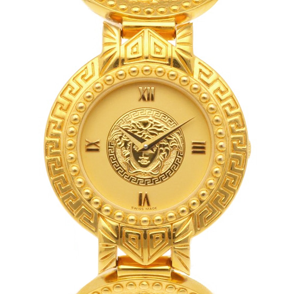 ヴェルサーチ 腕時計 時計 GP 7008002 クオーツ ユニセックス 1年保証 VERSACE  中古