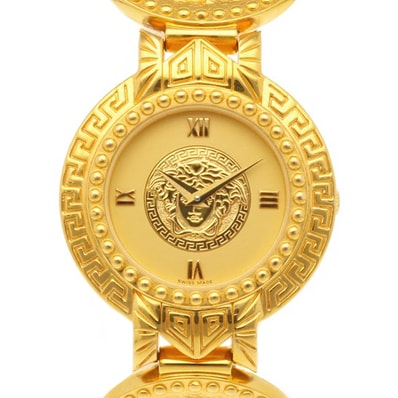 ヴェルサーチ 腕時計 時計 GP 7008002 クオーツ ユニセックス 1年保証 VERSACE 中古