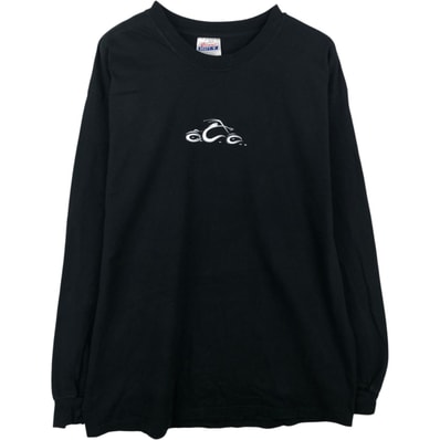 古着 00年代 ヘインズ Hanes BEEFY-T 青タグ OCC オレンジ カウンティ チョッパーズ モーターサイクル ロングTシャツ ロンT メンズL相当/eaa647490