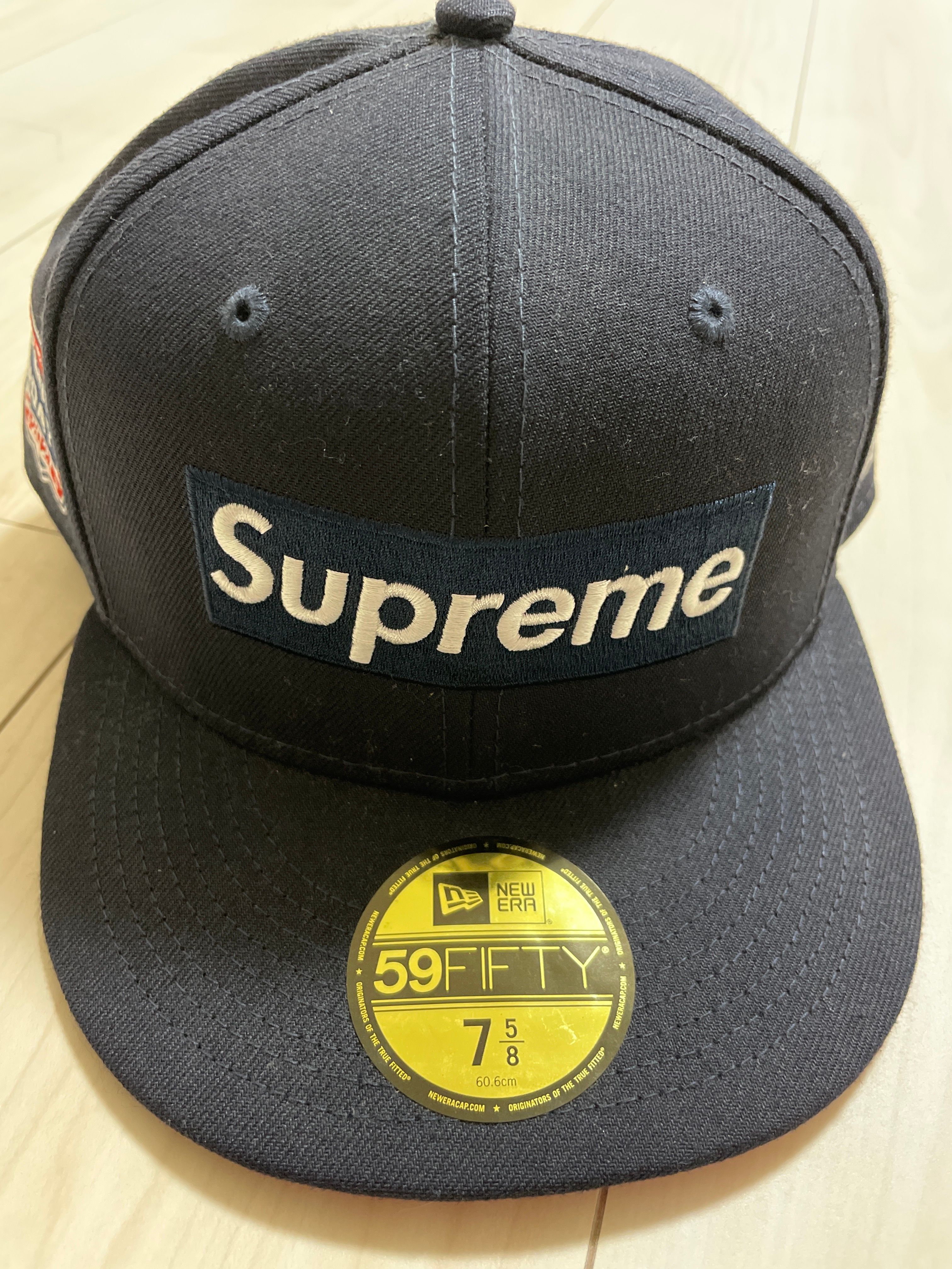 Supreme No Comp Box Logo New Era "Navy"