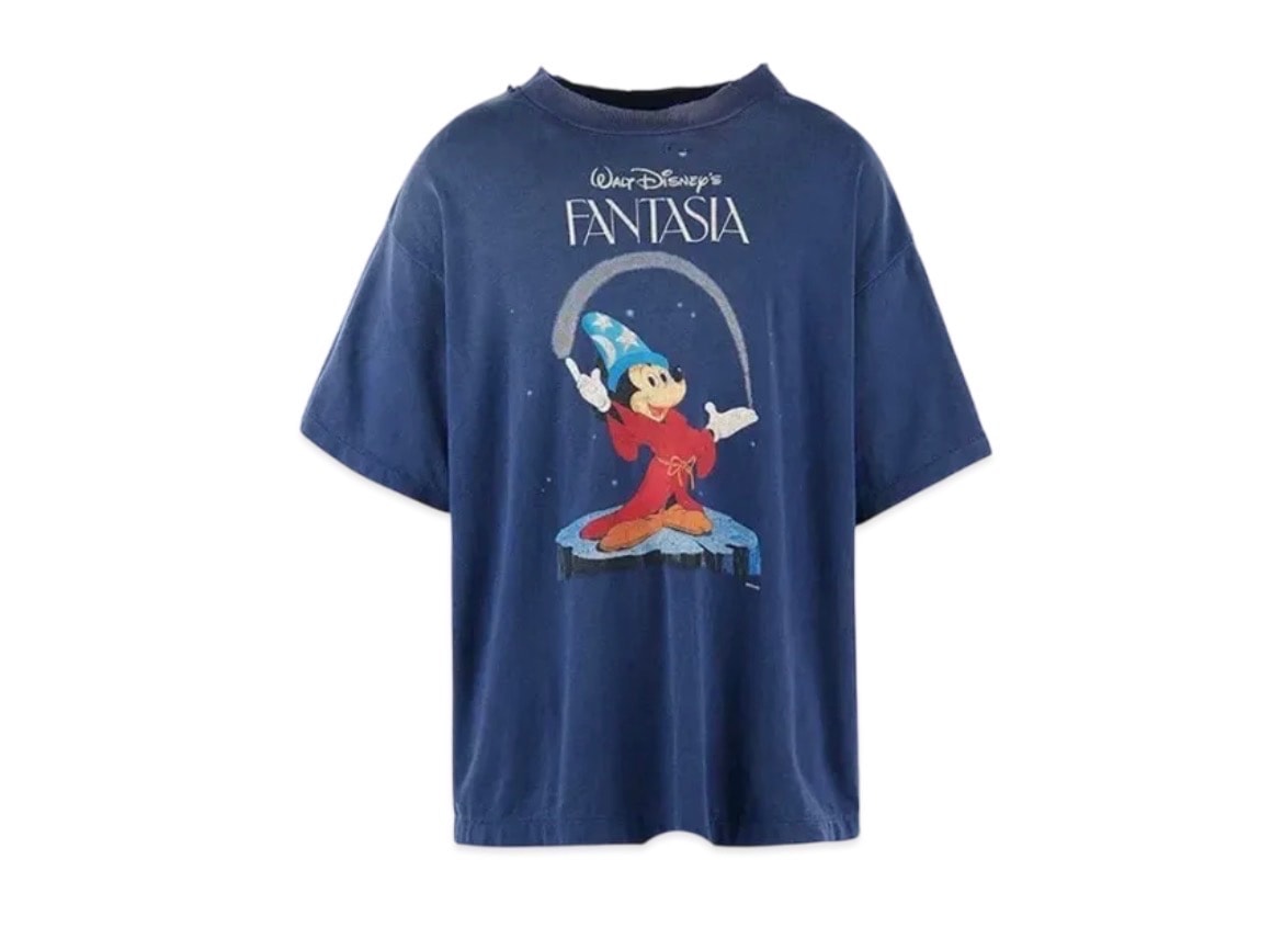 SAINT Mxxxxxx x Disney FANTASIA DNF SS Tee "Navy"