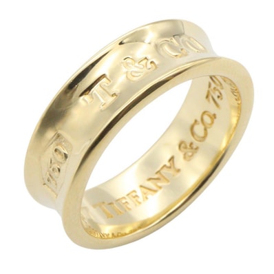 ティファニー TIFFANY&CO 1837ナロー リング リング・指輪 ジュエリー K18(イエローゴールド) レディース ゴールド系 【中古】