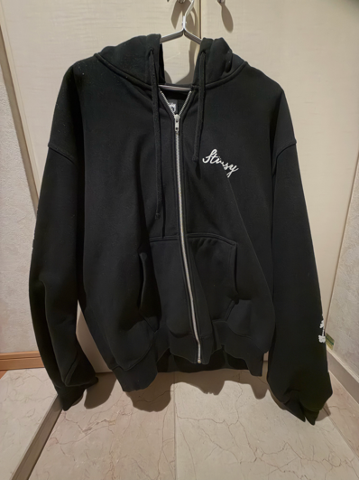 Stussy Paradise Lost Zip Hoodie "Black"