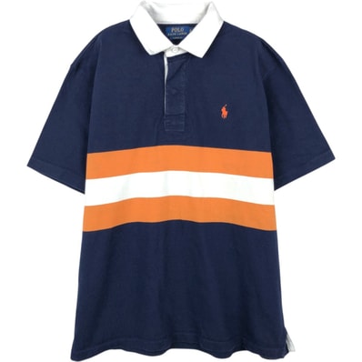古着 ラルフローレン Ralph Lauren POLO RALPH LAUREN CLASSIC FIT 半袖 ラガーシャツ メンズXL相当/eaa657072