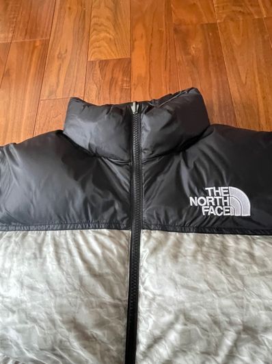 Supreme x The North Face Nuptse Jacket "White Paper Print"