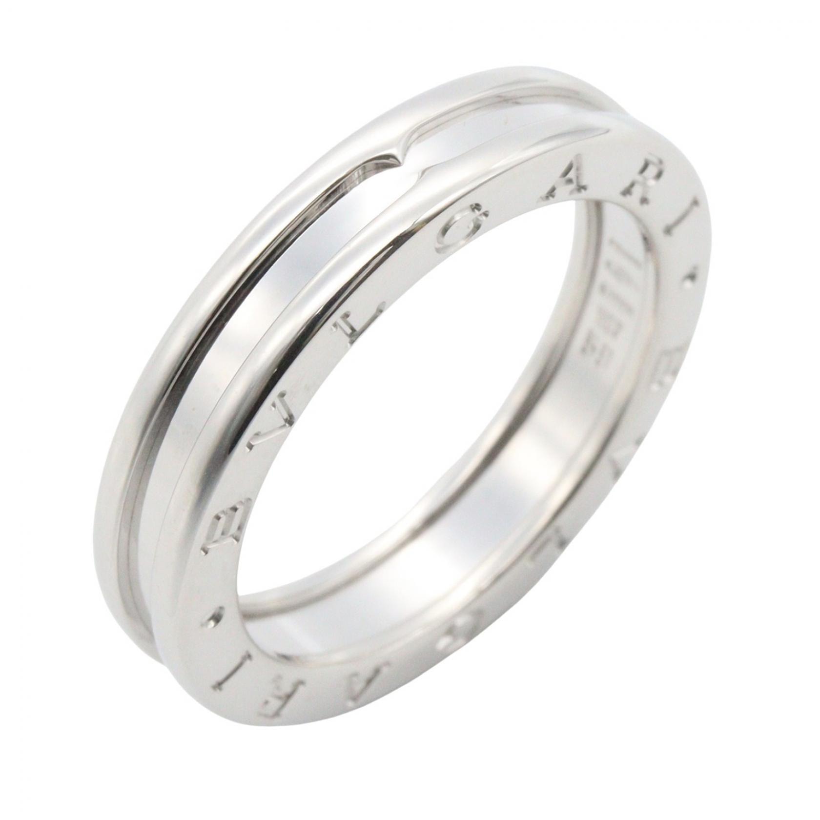 ブルガリ BVLGARI B-zero1 ビーゼロワン リング 1バンド リング・指輪 ジュエリー K18WG(ホワイトゴールド) メンズ レディース シルバー系 346566 【中古】