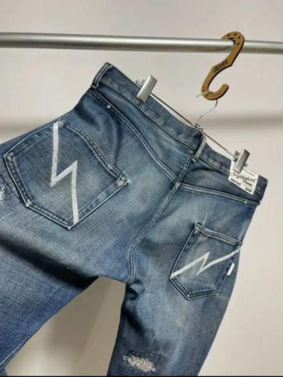 NEIGHBORHOOD ネイバーフッド サベージ デニムパンツ ペンキ