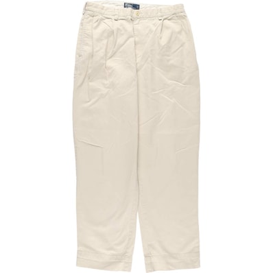 古着 ラルフローレン Ralph Lauren POLO by Ralph Lauren HAMMOND PANT ツータック チノパンツ メンズw32相当/eaa598857