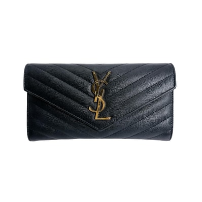 サンローラン SAINT LAURENT ボタン式 カサンドラ 長財布