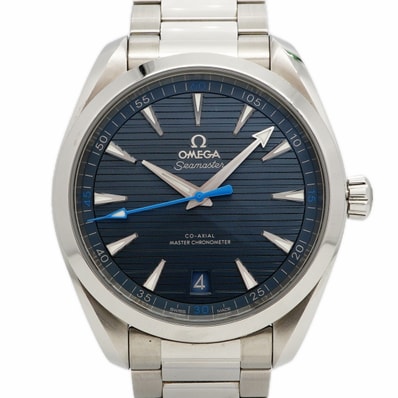 【6wdc0200】オメガ シーマスター 220.10.41.21.03.002 青文字盤【中古】腕時計 メンズ