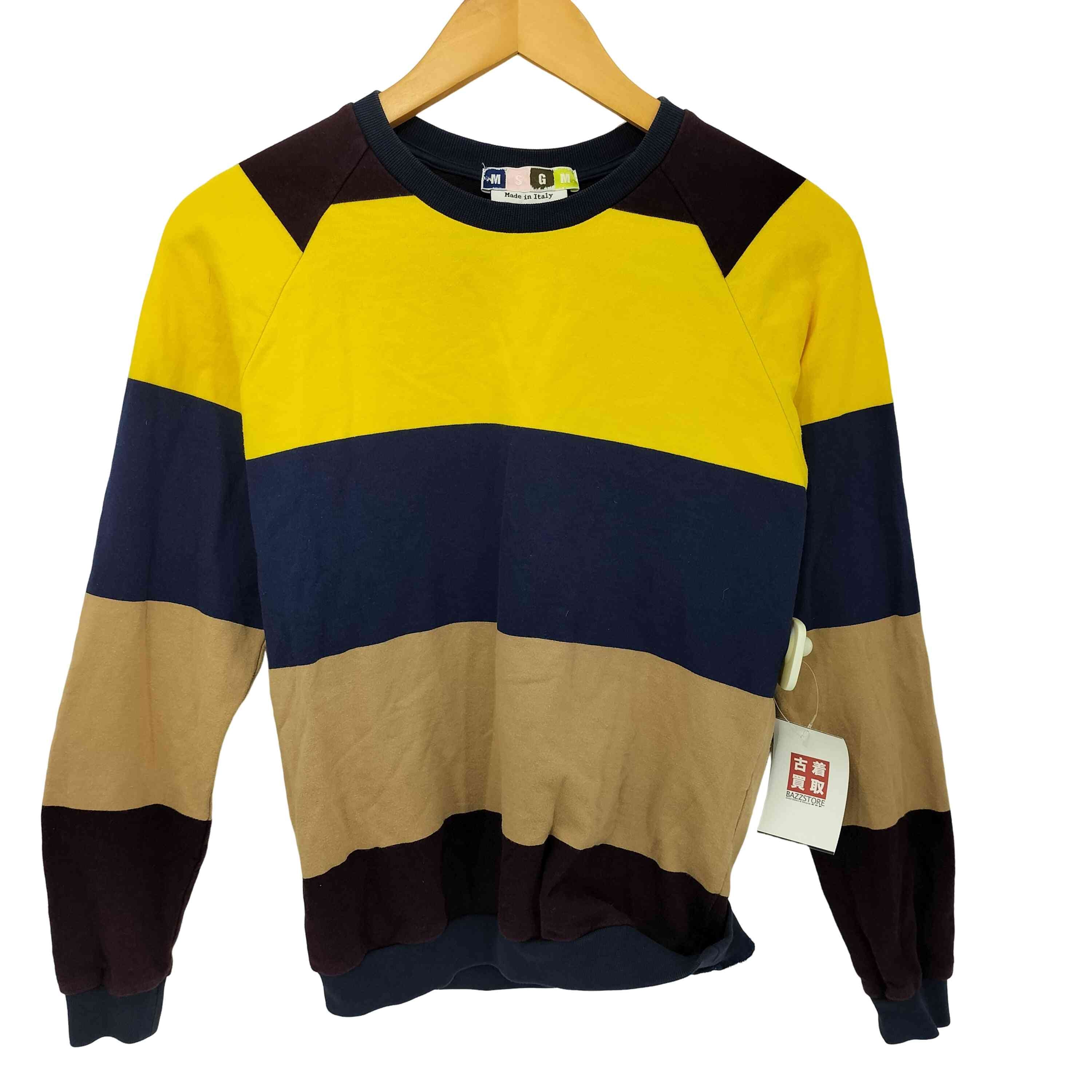 マルチカラー ボーダー ラグラン スウェット【1140181721130】