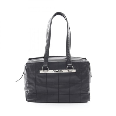 シャネル CHANEL チョコバー ショルダーバッグ バッグ キャビアスキン(グレインドカーフ) レディース ブラック系 【中古】