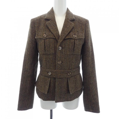 ポロラルフローレン POLO RALPH LAUREN belted wool tweed utility ジャケット