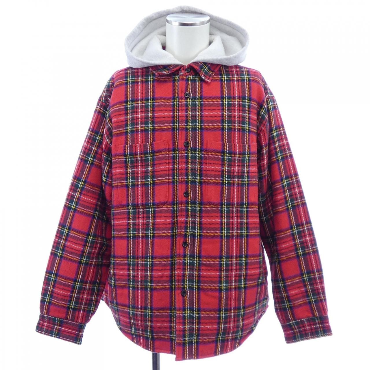シュプリーム SUPREME Tartan Flannel Hooded ジャケット