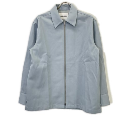 ジルサンダー 23年 J22DL0136 ブルー シャツジャケット 39