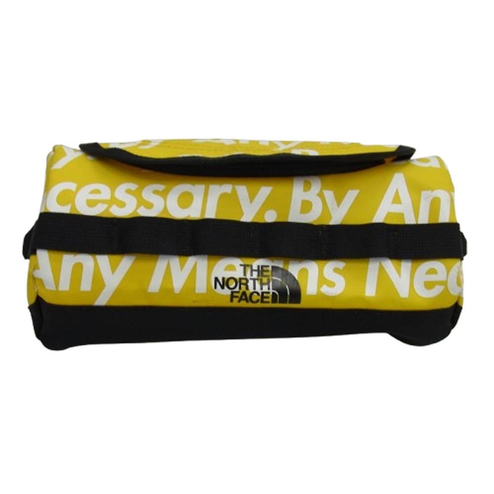 Supreme シュプリーム バッグ The North Face Base Camp Travel Canister ノースフェイス トラベル ポーチ バッグ イエロー系【中古】