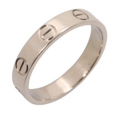 カルティエ CARTIER ミニラブリング リング・指輪 ジュエリー K18WG(ホワイトゴールド) レディース シルバー系 B4085149 【中古】