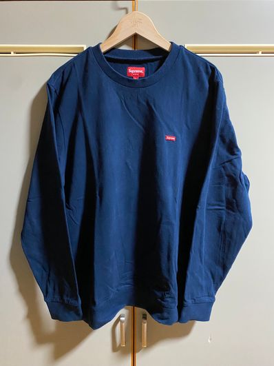 small box logo ニット クルーネック