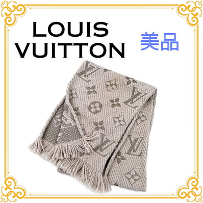 Louis Vuitton Logomania Scarf Monogram "Pearl Grey"