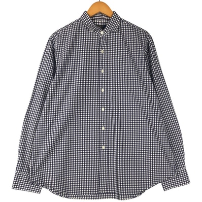古着 ラルフローレン Ralph Lauren POLO RALPH LAUREN ワイドカラー ギンガムチェック 長袖 コットンチェックシャツ メンズXL相当/eaa599093