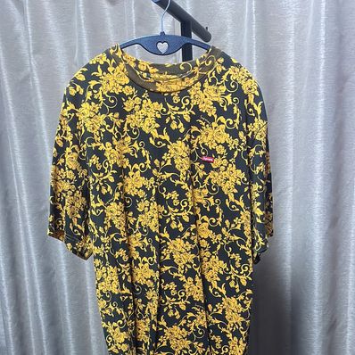 Supreme Small Box Tee 1 "Black Floral"(20SS)