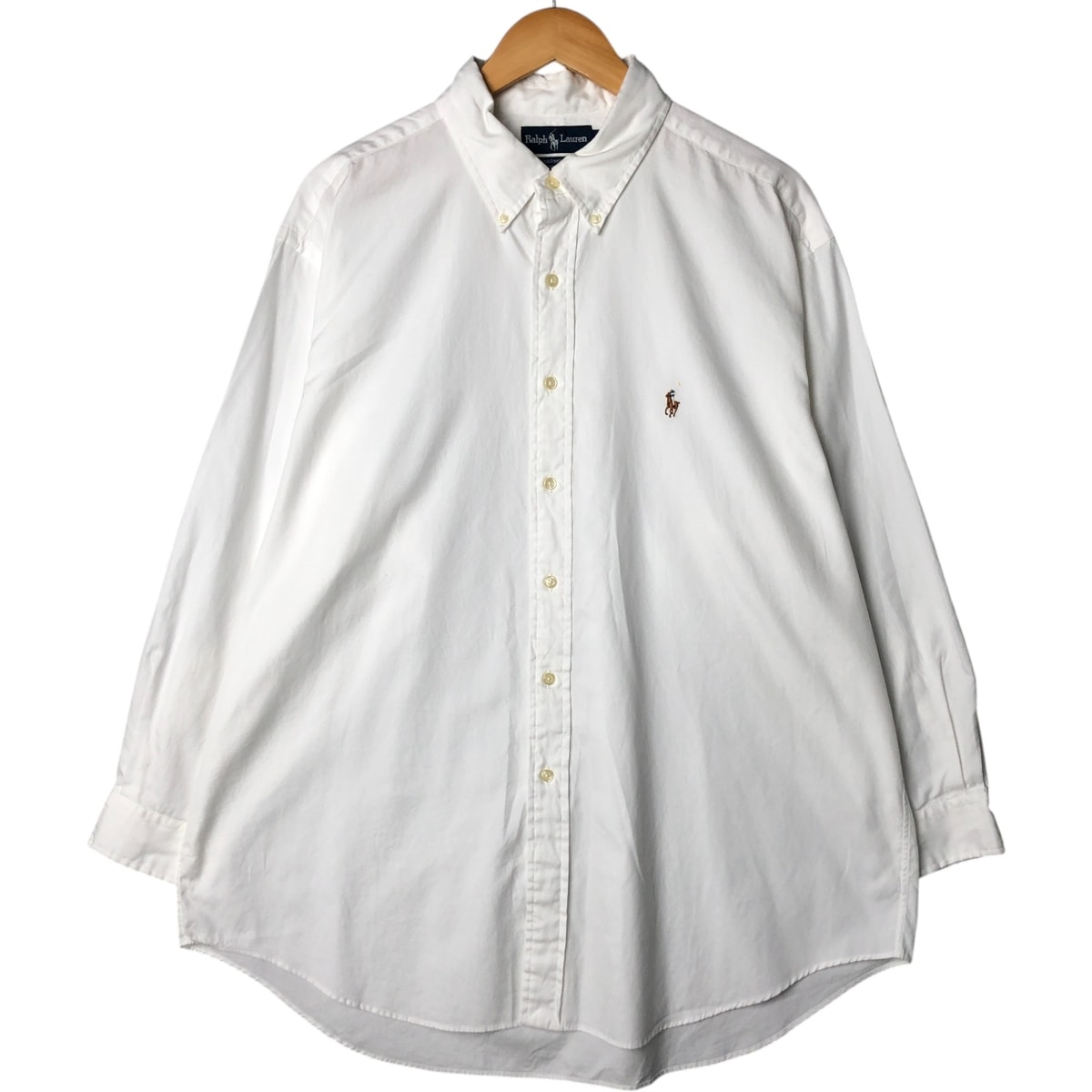 古着 ラルフローレン Ralph Lauren YARMOUTH 長袖 ボタンダウンシャツ メンズXL相当/eaa573884