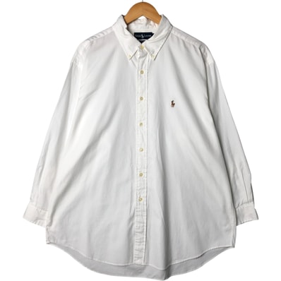 古着 ラルフローレン Ralph Lauren YARMOUTH 長袖 ボタンダウンシャツ メンズXL相当/eaa573884