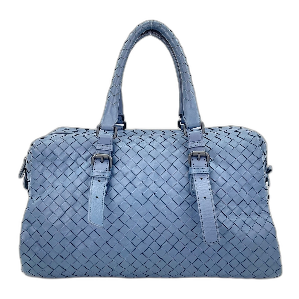 ボッテガヴェネタ BOTTEGAVENETA イントレチャート ハンドバッグ レザー【中古】