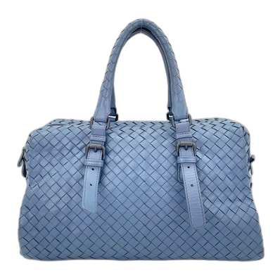 ボッテガヴェネタ BOTTEGAVENETA イントレチャート ハンドバッグ レザー【中古】