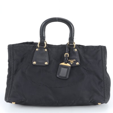 ■美品 プラダ テスート ナイロントート バッグ レザー×ナイロン
