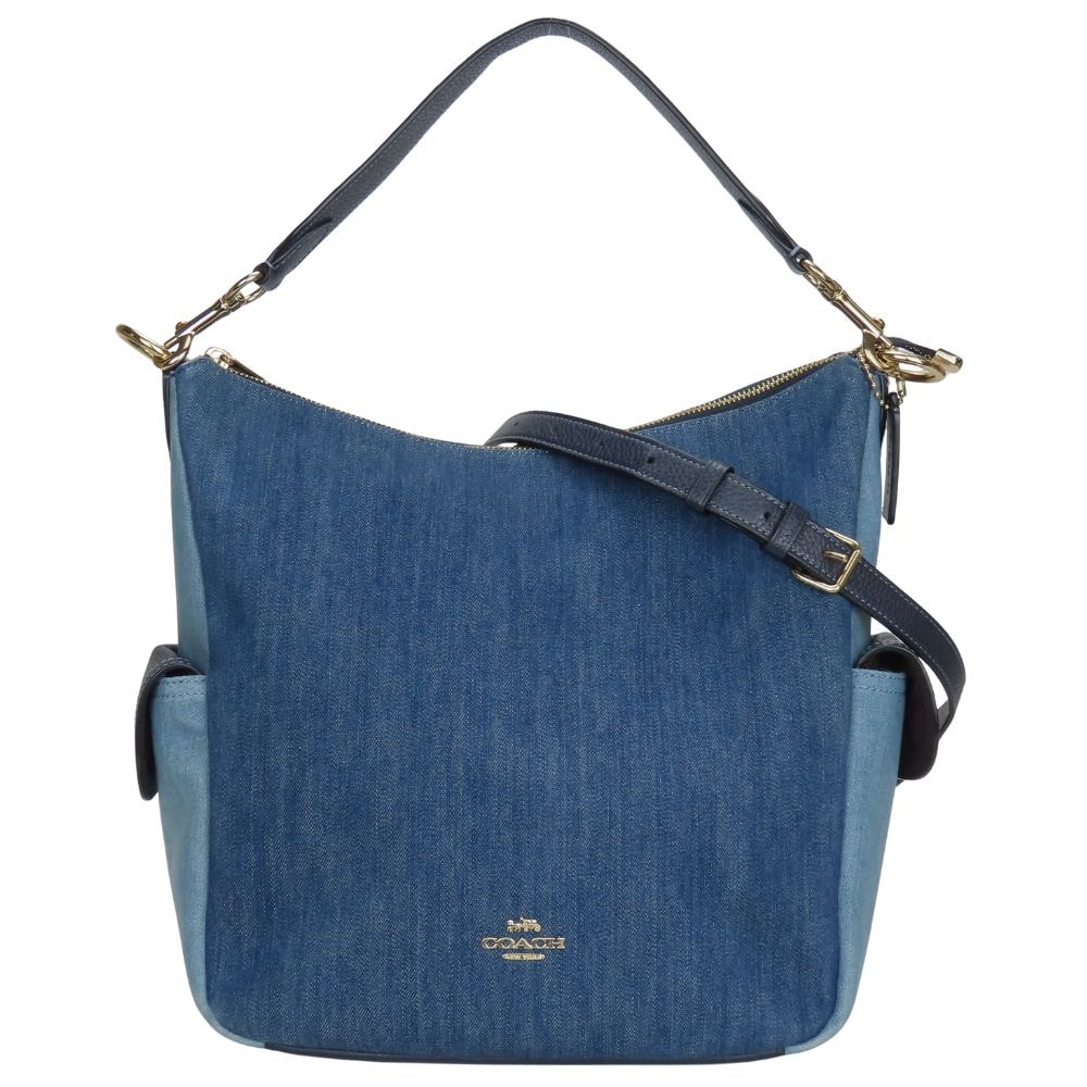レア❗ COACH ロゴ シグネチャー ジャカード デニム ボニー コート レア❗ COACH ロゴ シグネチャー ジャカード デニム ボニー