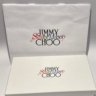 Jimmy Choo x Pretty Guardian Sailor Moon Luna Patent Card Case "Black"