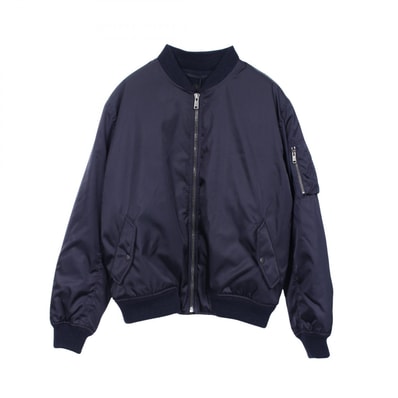 プラダ PRADA 中綿入り ブルゾン ブルゾン 衣料品 アウター ナイロン メンズ ネイビー系 【中古】