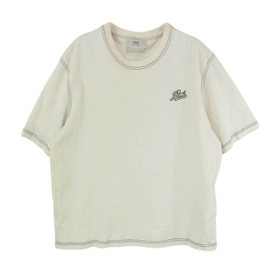 AMI PARIS アミパリス Tシャツ HTS029 JE0118 Signature T-shirt シグネチャー Tシャツ オフホワイト系 サイズ表記無【中古】