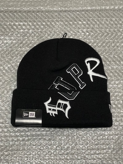 Supreme New Era Arc Beanie "Black"