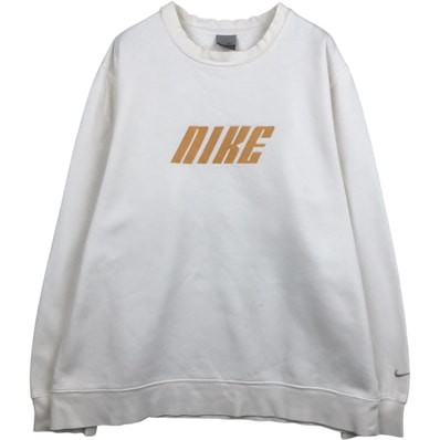 古着 00年代 ナイキ NIKE ロゴスウェットシャツ トレーナー メンズM相当/eaa630122