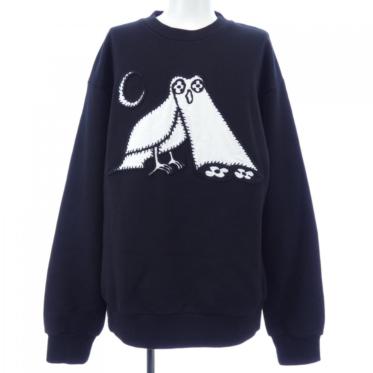 ルイヴィトン LOUIS VUITTON LVコミックスオウルパッチクルーネック HOY79WVW3 スウェット