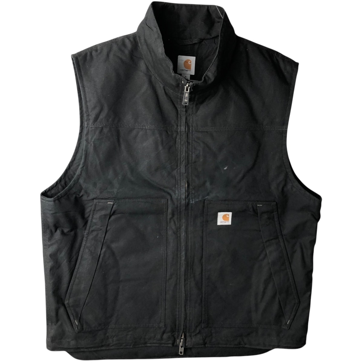 古着 カーハート Carhartt QUICK DUCK 中綿入り ダックベスト メンズXL相当/eaa640570