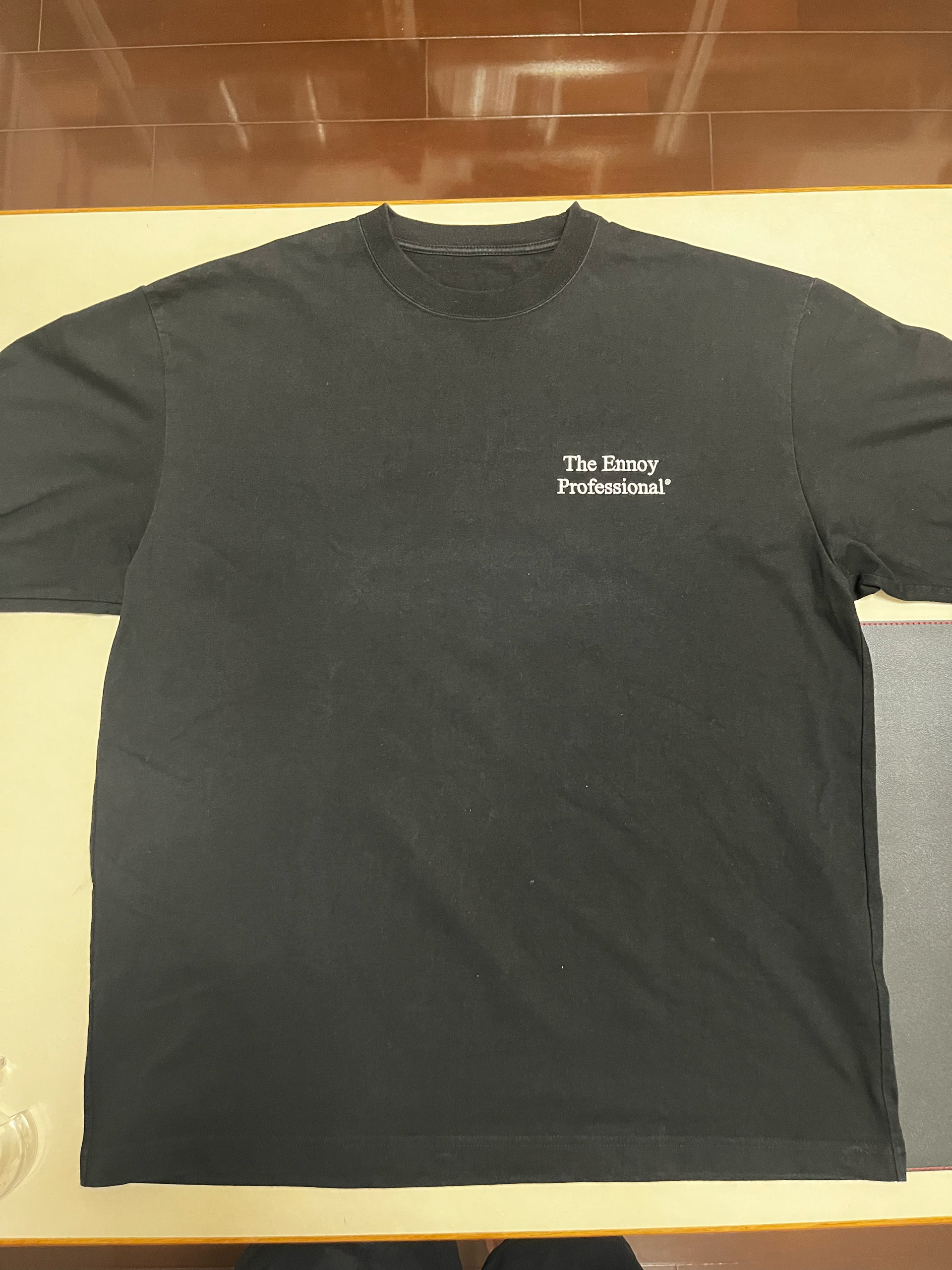 ENNOY 21SS Logo Tee "Black/White" SS21BRENCT02NTL
