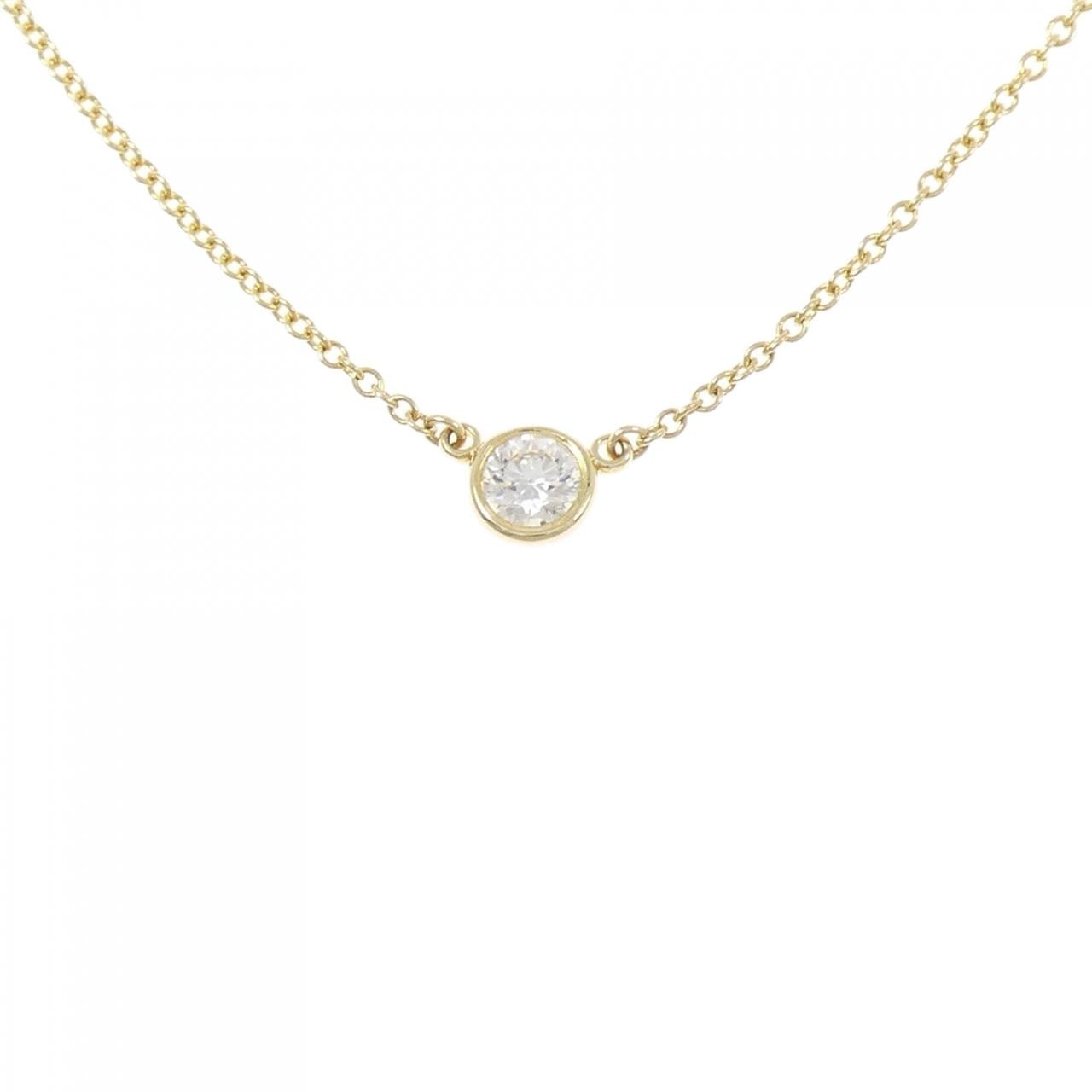 ティファニー バイザヤード ネックレス 0.18CT G VVS1 3EXT