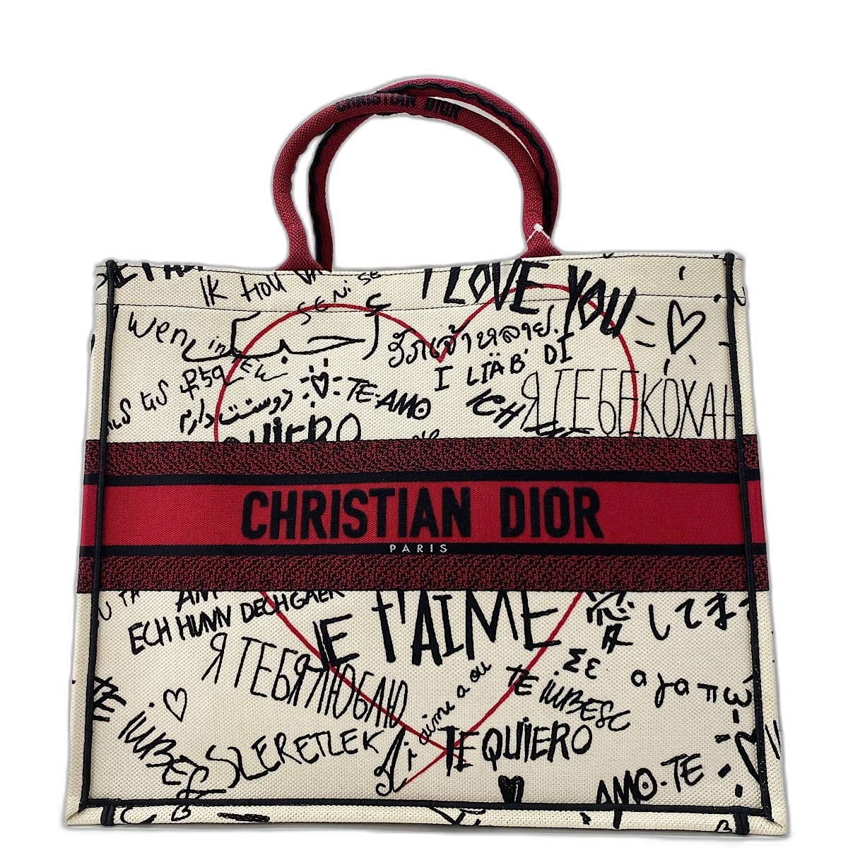 ディオール Dior アムール ブックトート トートバッグ【中古】