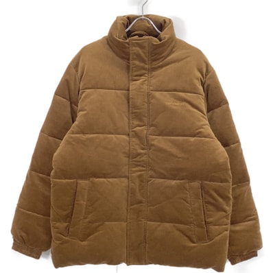 カーハート i030825-1qlxx ブラウン コーデュロイ Layton jacket ジップアップ中綿ジャケット M