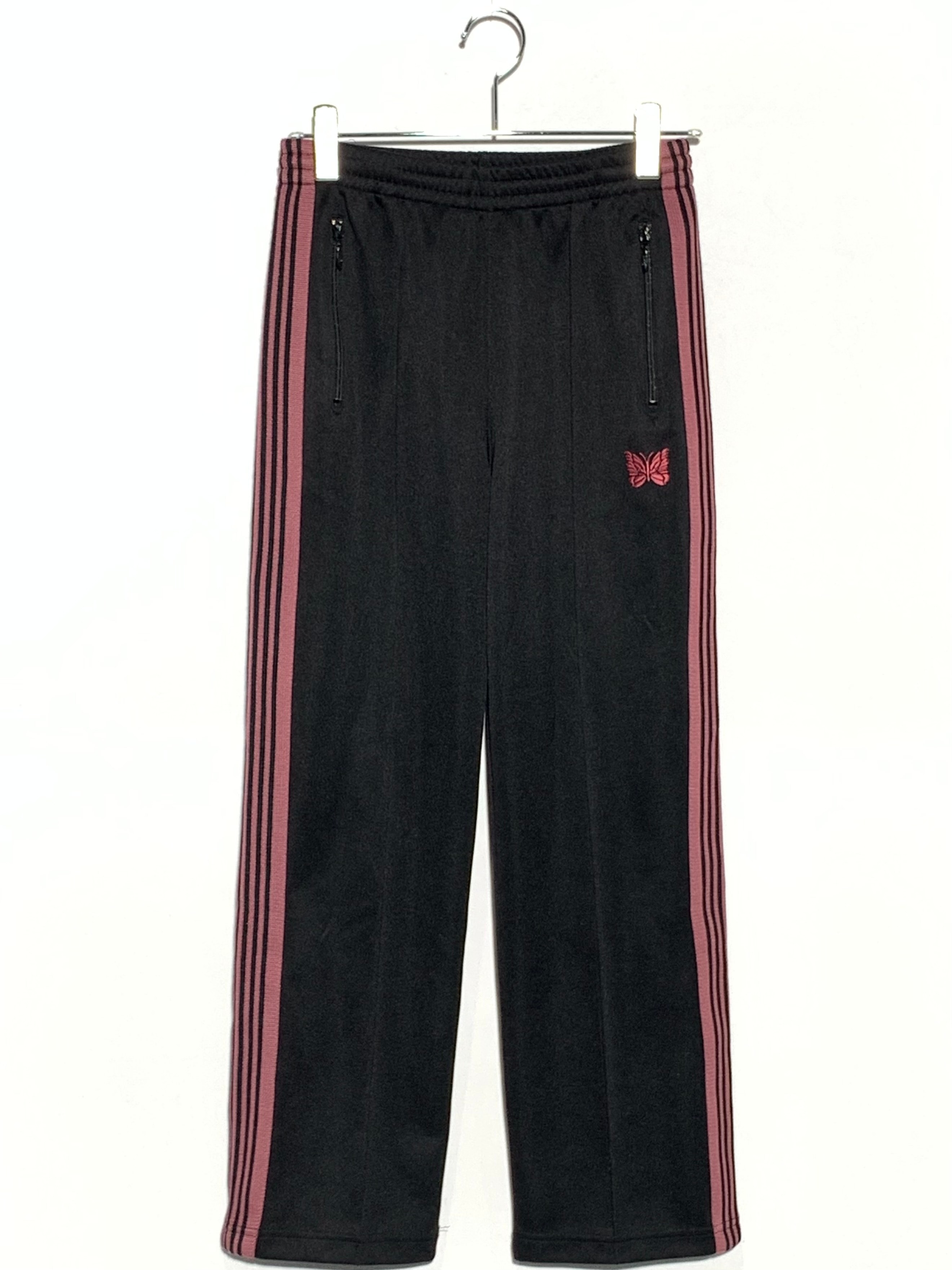 NEEDLES Track Pant - Poly Smooth Black