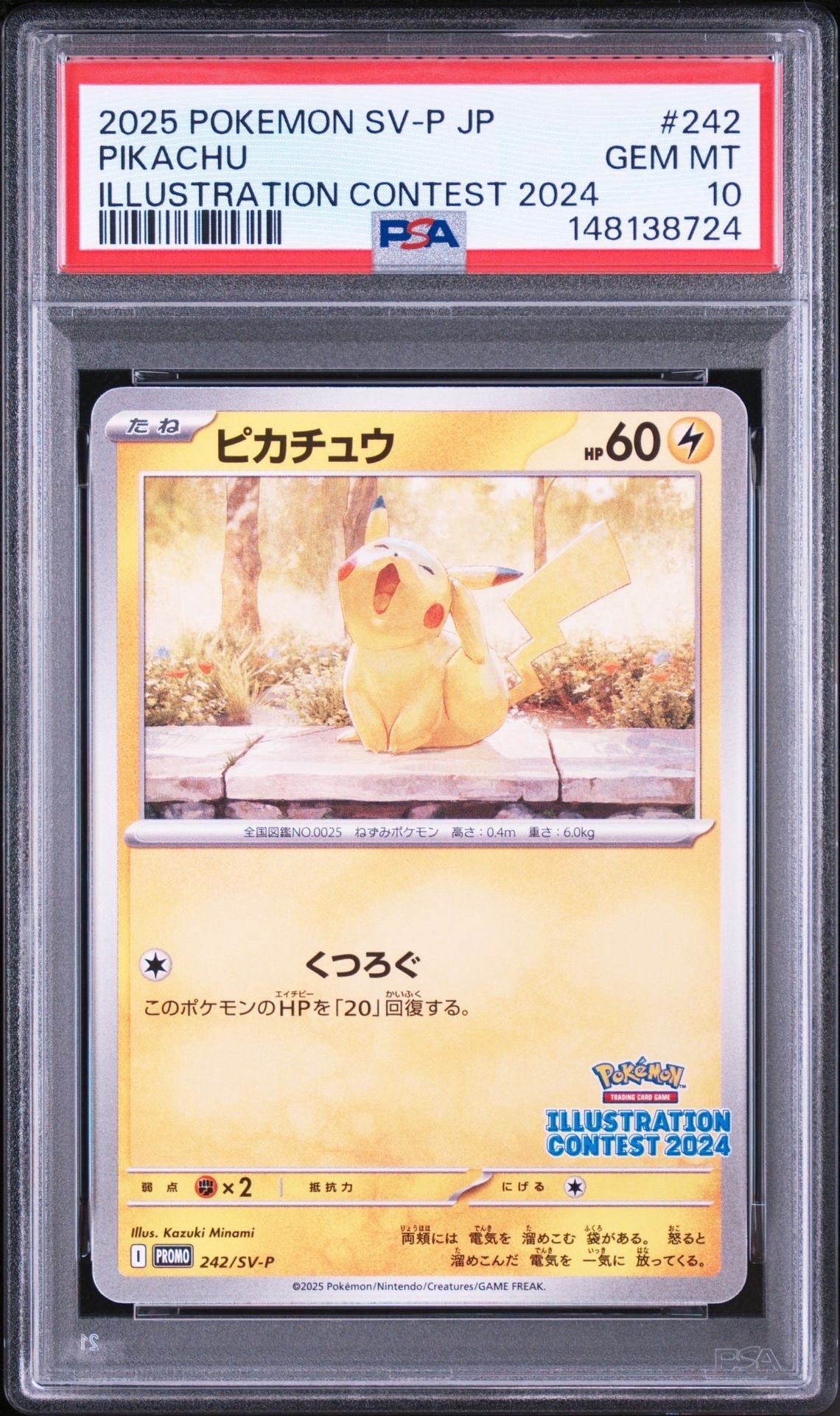 ピカチュウ [SV-P 242](プロモカードパック「イラストレーション