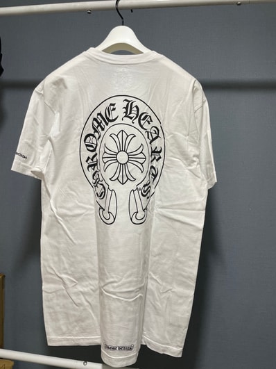 Chrome Hearts Horseshoe Logo Pocket T-Shirt "White"