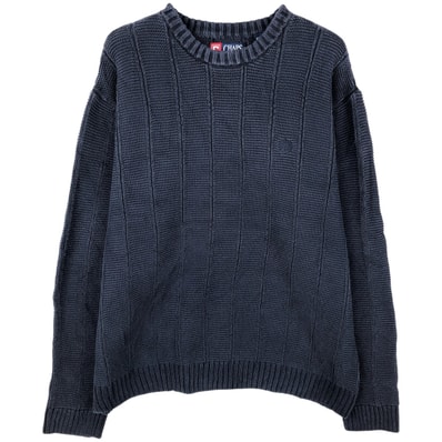 古着 ラルフローレン Ralph Lauren CHAPS チャップス コットンニットセーター メンズXXL相当/eaa605982
