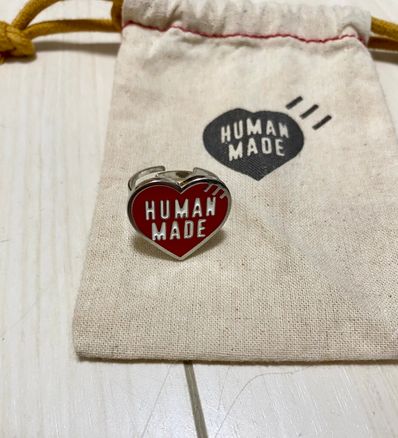 HUMAN MADE HEART RING "Red"